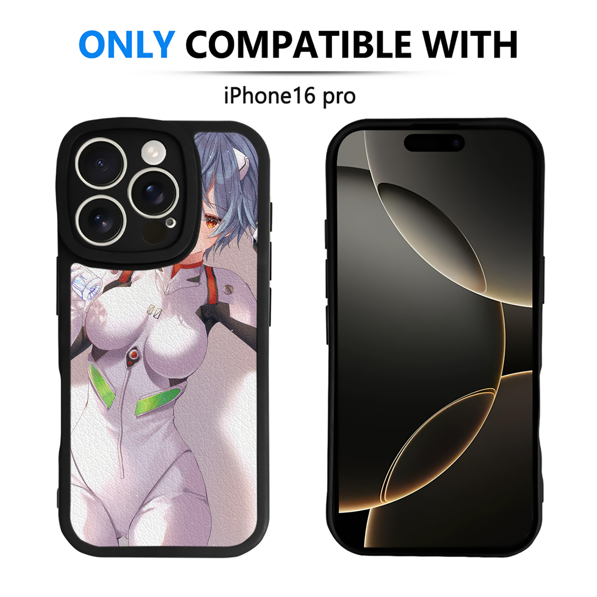 （画像用） EVA 新世紀エヴァンゲリオン 【iPhone 16シリーズ対応】シリコンスマホケース（レザー調） 材質：シリコン